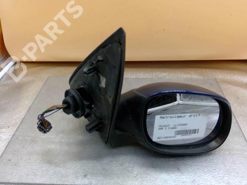 Used Right mirror Right mirror PEUGEOT 206 Hatchback (2A/C) 2.0 HDI 90 (90 hp) 10580597 10580597