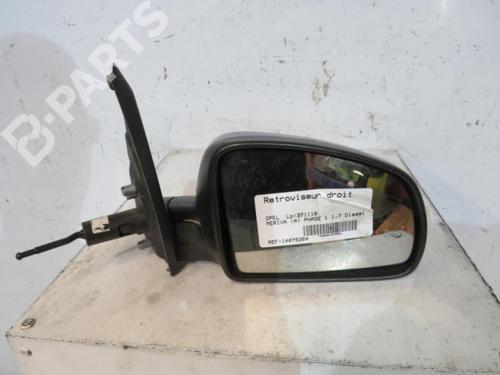 Used Right mirror Right mirror OPEL MERIVA A MPV (X03) 1.7 CDTI (E75) (100 hp) 10609151 10609151