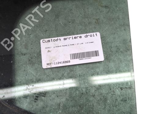Used Rear right door window RENAULT MEGANE III Hatchback (BZ0/1_, B3_) 1.9 dCi (BZ0N, BZ0J) (131 hp) 29327019