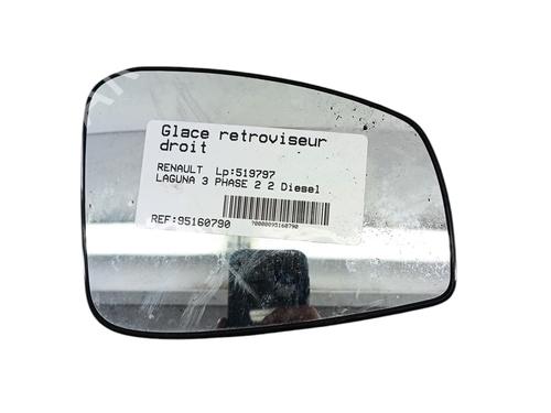 Used Right mirror glass RENAULT LAGUNA III (BT0/1) 2.0 dCi (BT07, BT0J, BT14, BT1A, BT1S) (131 hp) 25100650