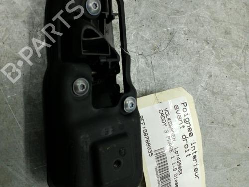 Used Front right interior door handle VW CADDY III Box Body/MPV (2KA, 2KH, 2CA, 2CH) 1.9 TDI (105 hp) 25062711