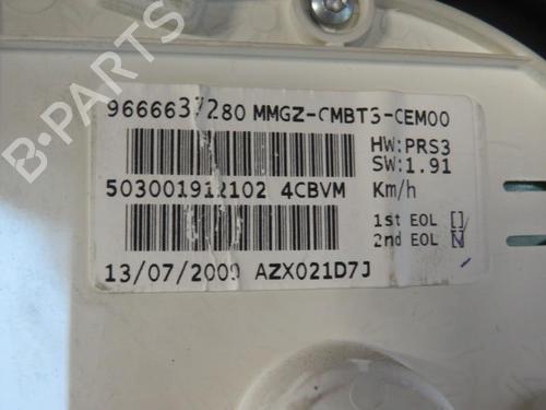 Instrument cluster PEUGEOT 206 Hatchback (2A/C)  | BP25094645C47 