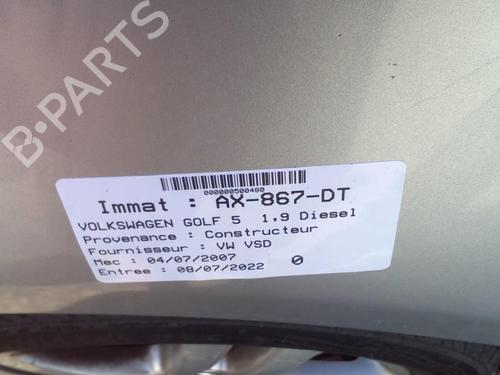 Commande Chauffage VW GOLF V (1K1) 1.9 TDI | BP25062542I5 