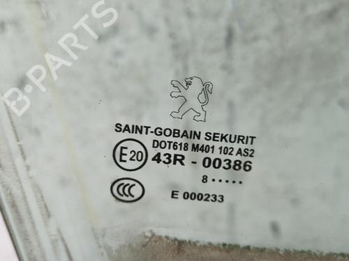 Front right door window PEUGEOT 3008 I MPV (0U_) 1.6 HDi | BP29222025C19 