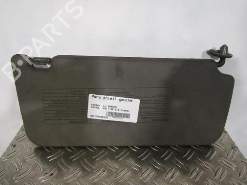 Used Left sun visor NISSAN PATROL GR V Wagon (Y61) 2.8 TDiC (Y61) (131 hp) 25113491