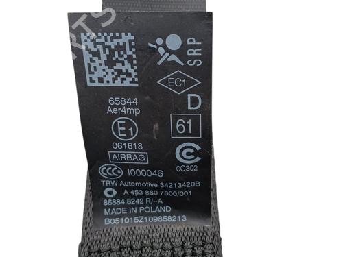 Front right seatbelt SMART FORTWO Coupe (453) 1.0 (453.342, 453.343) | BP31649688I25