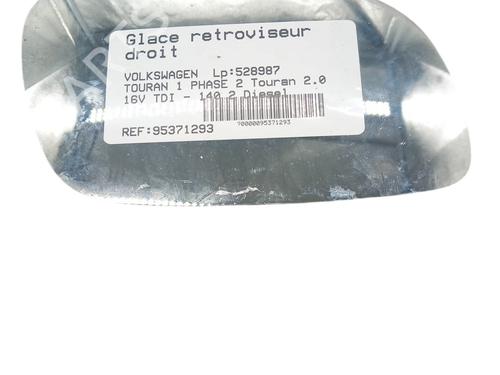 Używane Szkło lusterka prawego VW TOURAN (1T1, 1T2) 2.0 TDI 16V (140 hp) 29137078