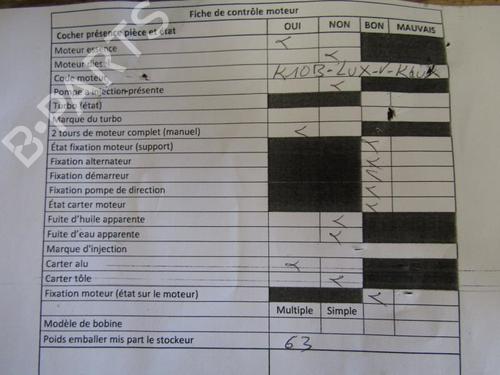 Engine OPEL AGILA B (H08) 1.0 (F68) | BP25064630M1 