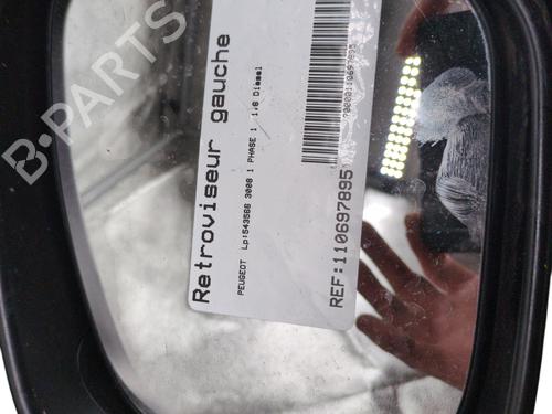 Left mirror PEUGEOT 3008 I MPV (0U_) 1.6 HDi | BP28358352C26 