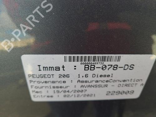 Used Parts PEUGEOT 206 CC (2D) 1.6 HDi 110 (109 hp) 2434483