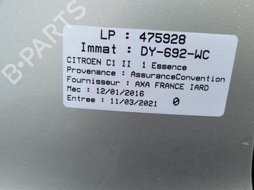 Right front window switch CITROËN C1 II (PA_, PS_) 1.0 VTi 68 | BP25076757I26  - Image 9
