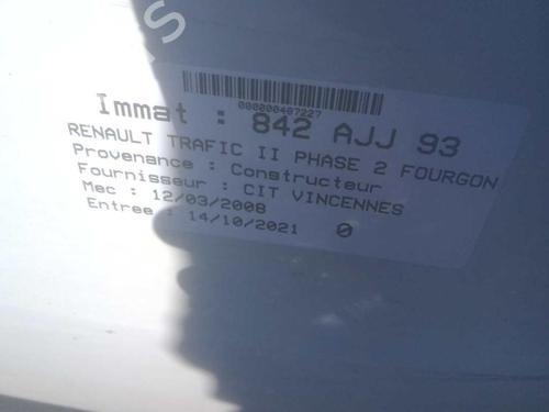 Front left interior door handle RENAULT TRAFIC II Van (FL) 2.0 dCi 90 (FL0H, FL00, FL01, FL0M, FL0P, FL0S) | BP25063393I13 - Image 8