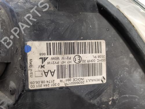 Left headlight RENAULT MEGANE III Hatchback (BZ0/1_, B3_) 1.9 dCi (BZ0N, BZ0J) | BP29332465C28 