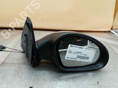 Used Right mirror SEAT LEON (1M1) 1.9 TDI (110 hp) 25081642