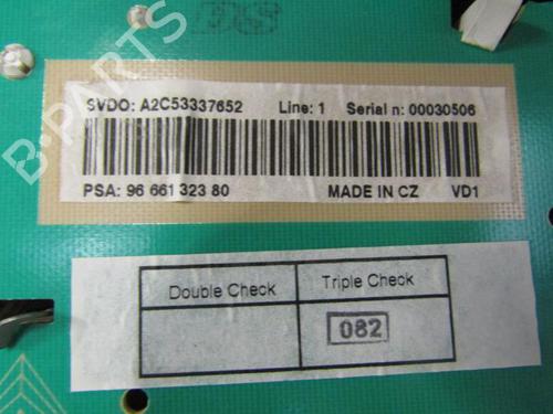 Instrument cluster PEUGEOT 207 (WA_, WC_) 1.4 16V | BP25094494C47 