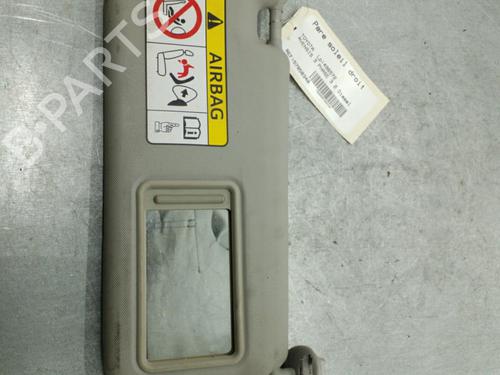 Used Right sun visor Right sun visor TOYOTA AVENSIS Saloon (_T27_) 2.0 D-4D (WWT271_) (143 hp) 25089090 25089090
