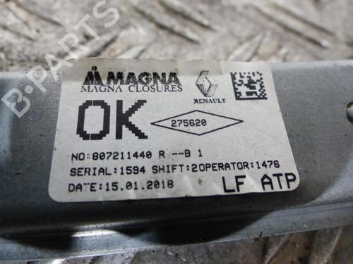Front left window mechanism DACIA SANDERO II 1.0 SCe 75 (B8JC, B8JD) | BP25107312C22 