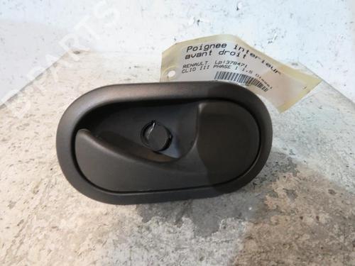 Used Front right interior door handle RENAULT CLIO III (BR0/1, CR0/1) 1.5 dCi (C/BR0G, C/BR1G) (68 hp) 25066395