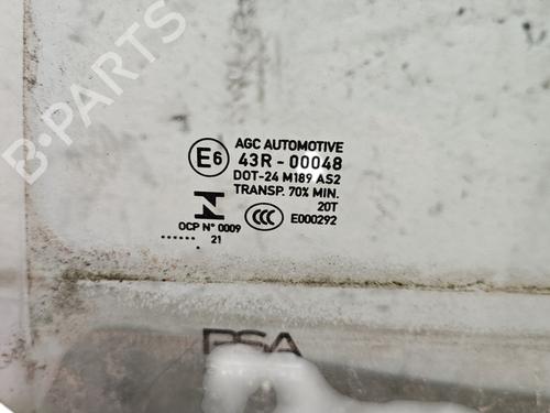 Used Rear left door window PEUGEOT 208 II (UB_, UP_, UW_, UJ_) 1.2 PureTech 100 (101 hp) 25097921