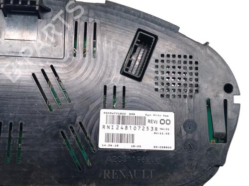 Instrument cluster RENAULT MEGANE III Hatchback (BZ0/1_, B3_) 1.2 TCe (BZ16, BZ28) | BP27387798C47 
