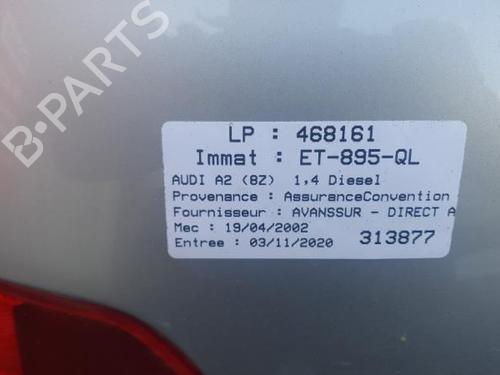 Left front door AUDI A2 (8Z0) 1.4 TDI | BP25081982C2 