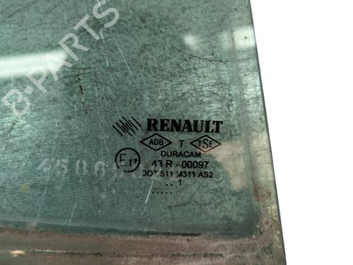 Rear right door window RENAULT CLIO III (BR0/1, CR0/1) 1.2 16V Hi-Flex (BR1U, CR1U) | BP29137032C21 