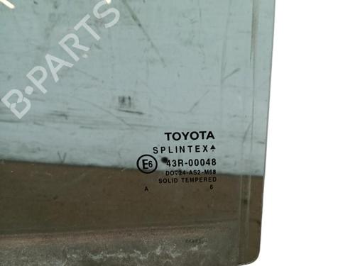 Türscheibe links hinten für TOYOTA YARIS (_P9_) 1.4 D-4D (NLP90_, NLP90R) (90 hp) 25059868