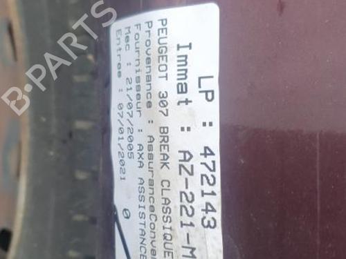 Tailgate PEUGEOT 307 (3A/C)  | BP25093236C6 