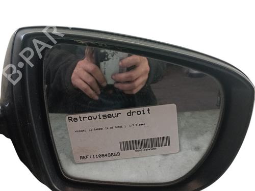 Right mirror HYUNDAI ix35 (LM, EL, ELH) 1.7 CRDi | BP28516964C27