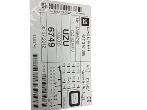 Bilradio OPEL CORSA D (S07) [2006-2015]  25087525