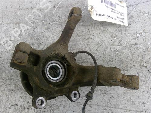 Used Left front steering knuckle Left front steering knuckle DACIA SANDERO 1.4 (BS0C, BS0A, BS0G, BS1F, BS0E) (75 hp) 25089600 25089600