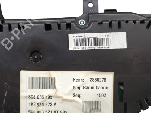 Instrument cluster VW SCIROCCO III (137, 138) 2.0 TDI | BP30490590C47 