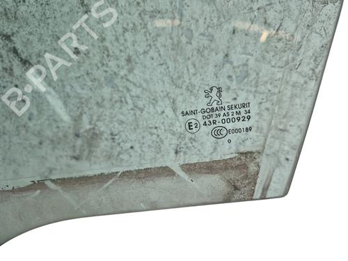Front right door window PEUGEOT 3008 I MPV (0U_) 1.6 HDi | BP25061331C19 