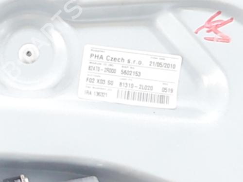 Front left window mechanism HYUNDAI i30 (FD) 1.4 | BP36876666C22  - Image 5