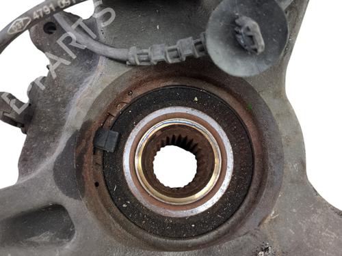 Left front steering knuckle RENAULT MEGANE III Hatchback (BZ0/1_, B3_) 1.2 TCe (BZ16, BZ28) | BP27385352M25 