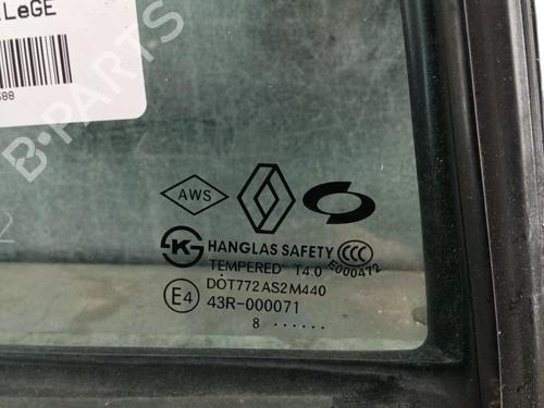 Rear left door window RENAULT KOLEOS I (HY_) 2.0 dCi 4x4 (HY0K) | BP25100837C20 