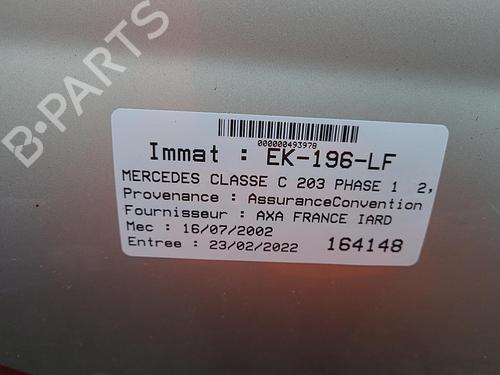 Right front door MERCEDES-BENZ C-CLASS (W203) C 200 CDI (203.004) | BP25077818C3 