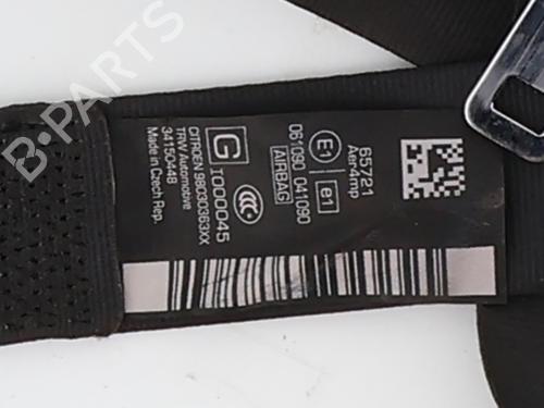 Front left seatbelt CITROËN C3 II (SC_) 1.2 VTi 82 | BP33723795I26 - Image 3