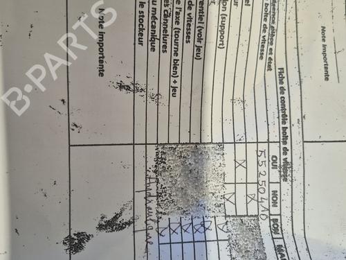 Used Gearbox FIAT 500X (334_) 1.6 D Multijet (334AXA1B, 334AXA11) (120 hp) 27293580