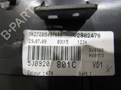 instrument-cluster-skoda-fabia-ii-542-2006-2007-2008-2009-2010-2011-2012-2013-2014-25084290 main image