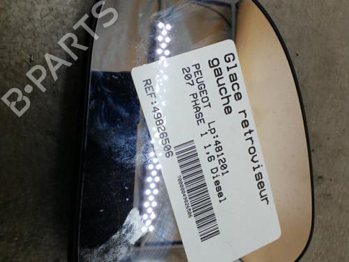 Szkło lusterka lewego PEUGEOT 207 (WA_, WC_) 1.6 HDi | BP25067884C148
