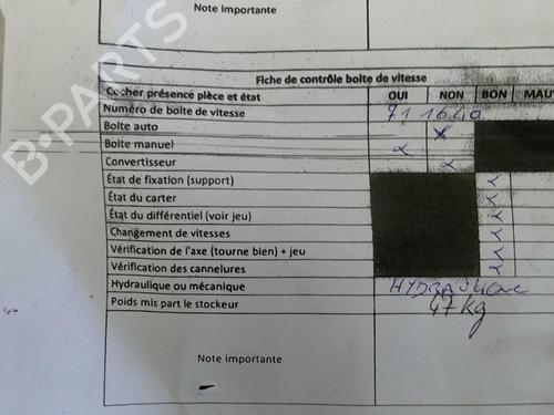 Gearbox MERCEDES-BENZ A-CLASS (W169) A 180 CDI (169.007, 169.307) | BP25079761M3 