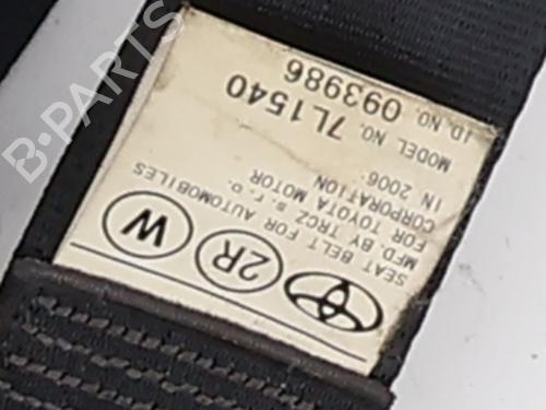 Used Rear right seatbelt Rear right seatbelt TOYOTA COROLLA Verso (ZER_, ZZE12_, R1_) 2.2 D-4D (AUR10_, AUR10R) (177 hp) 33716011 33716011