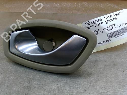 Używane Klamka wewnętrzna drzwi tylnych lewych RENAULT MEGANE III Hatchback (BZ0/1_, B3_) 1.9 dCi (BZ0N, BZ0J) (131 hp) 25110890