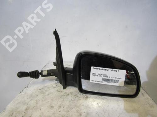 Used Right mirror Right mirror OPEL MERIVA A MPV (X03) 1.3 CDTI (E75) (69 hp) 10596766 10596766