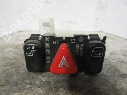 Used Warning switch MERCEDES-BENZ C-CLASS (W202) C 200 CDI (202.134) (102 hp) 25070267