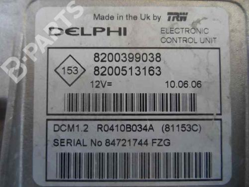 Engine control unit (ECU) RENAULT CLIO III (BR0/1, CR0/1)  | BP199308M57 