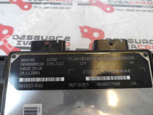 Engine control unit (ECU) CITROËN XSARA (N1) 1.9 D | BP199528M57 