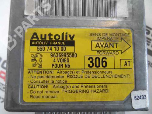 Used ECU airbags PEUGEOT 306 Hatchback (7A, 7C, N3, N5) 2.0 HDI 90 (90 hp) 586276