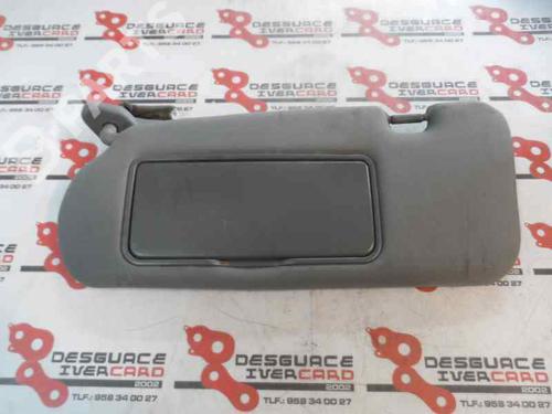 Used Left sun visor KIA SORENTO I (JC) 2.5 CRDi 4WD (140 hp) 1622933